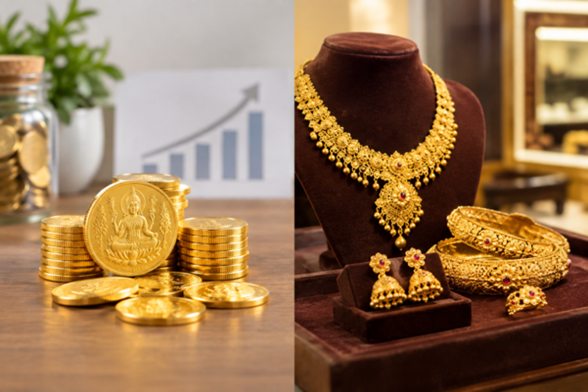 Gold Coins vs Gold Jewellery